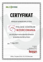 certyfikat-AlcoFind